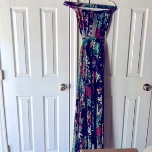 Backless Tropical vacay dress